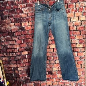 7 For All Mankind Flare Blue Jeans Women’s Sz 32